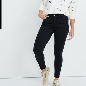 Madewell black skinny jeans. Sooo comfy